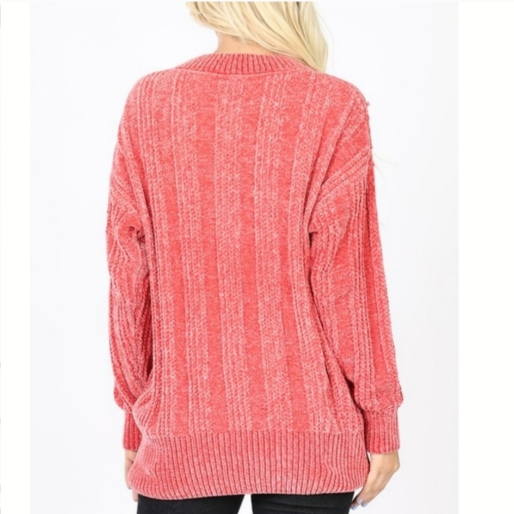 SOLD OUT 61013 Chenille Tunic Sweater - Picture 5 of 5